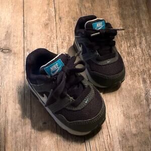NIKE AIR MAX Baby Toddler Sneakers Black Grey Size 4C